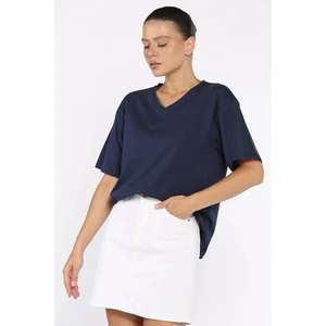 V Yaka Basıc Tişört P-00017881