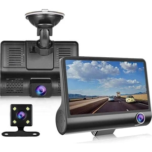 Araç Içi Kamera 4 Inç Ekran 3 Kameralı Geri Görüş ve Gece Görüş DESTEKLI-K819