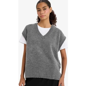 Regular Fit V Yaka Triko Süveter F2901AX25AU