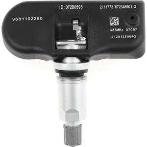 9681102280 Tpms Lastik Basınç Sensörü 433MHZ Peugeot 407 207 307 607 508 807 Citroen C4 5 6 7 8 (Yurt Dışından)