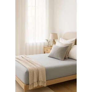 Mira Home Tek Kişilik Düz Penye %100 Pamuklu Lastikli Çarşaf 100X200