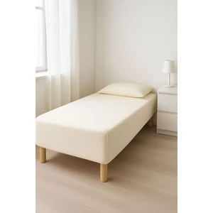 Mira Home Tek Kişilik Düz Penye %100 Pamuklu Lastikli Çarşaf 100X200