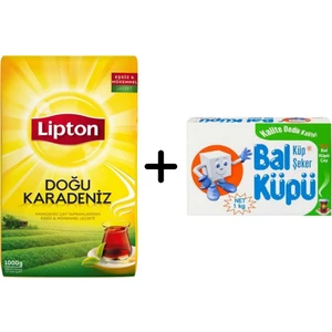 Doğu Karadeniz Dökme Siyah Çay 1000 gr + Balküpü Kesme Şeker 1000 gr