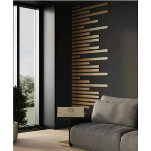 Duvar Dekorasyon Çıtası 5 Farklı Ebat (100CM 80CM 60CM 40CM 20CM) 25 Adet Panel