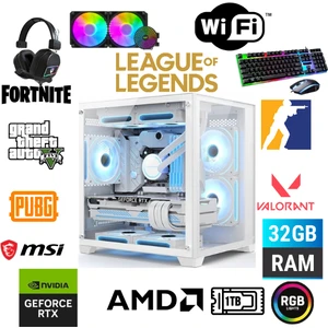 DFS Gaming ECO 78X-RYZEN 7 5700X-B550M-RTX 5060 8GB-32GB RAM-1TB M.2 SSD-SIVI SOĞUTMALI-OYUNCU BİLGİSAYARI