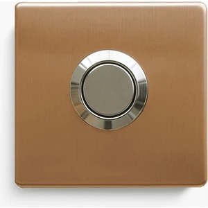 Antik Bronz Paslanmaz Tek Kontak Zil Butonu