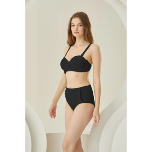 Siyah Beauty From Straplez Tek Üst Bikini