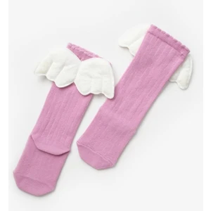 Le Mabelle Lila  Kanatlı Kız Çocuk Çorap
