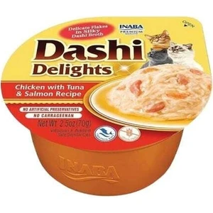 Ciao Dashi Delights Tavuklu Ton ve Somon Balıklı Kedi Çorbası 70 gr