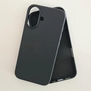 More Gsm iPhone 16 Uyumlu Logosuz Lansman Içi Kadife Esnek Silikon Kılıf