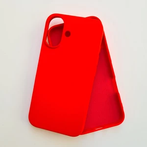 More Gsm iPhone 16 Uyumlu Logosuz Lansman Içi Kadife Esnek Silikon Kılıf