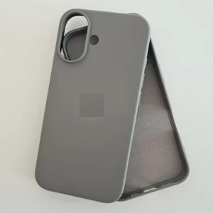 More Gsm iPhone 16 Uyumlu Logosuz Lansman Içi Kadife Esnek Silikon Kılıf