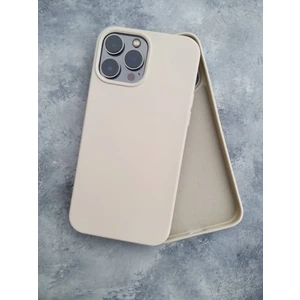 More Gsm İphone 13 ProMax (6.7) ile Uyumlu Logosuz Lansman İçi Kadife Silikon Kılıf