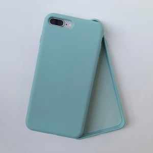 More Gsm İphone 7 Plus / 8 Plus ile Uyumlu Logosuz Lansman İçi Kadife Silikon Kılıf