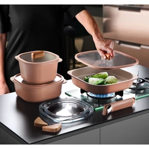 Fika Comfort Terracota Tencere, Tava ve Fırın Kabı Seti