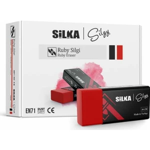 ART58 Ruby Kırmızı Silgi 24'lü Kutu