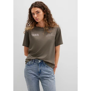 Sırt Baskılı Yeşil Tişört 1613487-71550