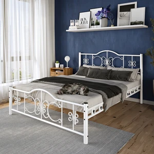 Pero Çift Kişilik Ferforje Metal Karyola