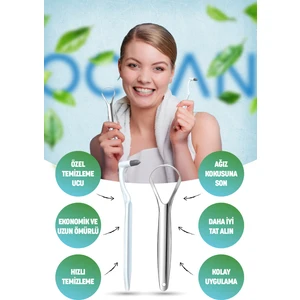 Ocean Care Diş Temizleyici Paslanmaz Çelik Çubuk 2 Parça