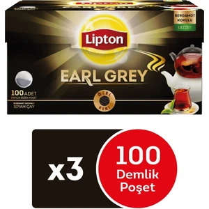 Earl Grey Demlik Poşet Çay 100 x 3,2 gr -3'lü Set