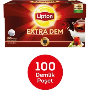 Extra Dem Demlik Süzen Poşet Siyah Çay 100'lü