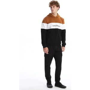 Xsıde Siyah Standart Kalıp Gabardin Erkek Jogger Pantolon