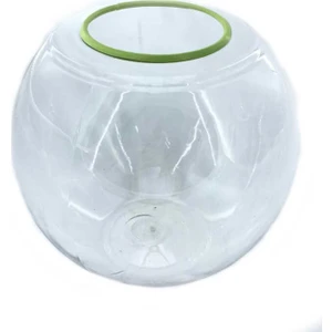 20 cm Plastik Yuvarlak Fanus – Şeffaf, Hafif ve Dayanıklı