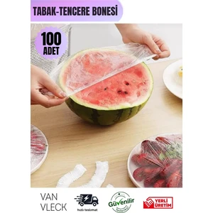 100’LÜ Lastikli Gıda Bonesi – Tencere & Tabak Bonesi, Pratik ve Çok Amaçlı Gıda Koruyucu