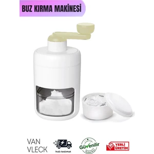 500 ml Milkshake Buz Kırıcı – Pratik Manuel Buz Kırıcı, Içecek Hazırlama ve Soğutucu Öğütücü