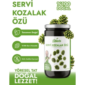 Fethiyeden Gelsin Doğal Katkısız Ve Organik Servi Kozalak Özü 650gr