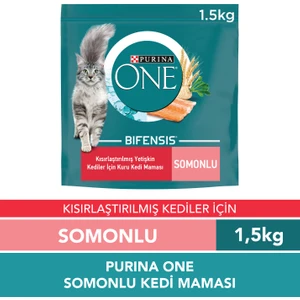 One Somonlu Kısırlaştırılmış Kedi Maması 1,5 kg
