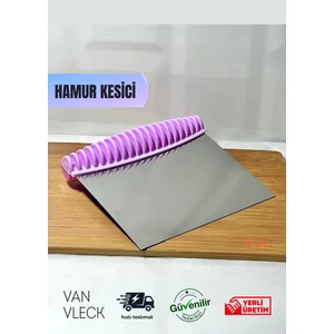 Paslanmaz Çelik Hamur Kesme Spatulası – Lüks Kazıyıcı, Pasta Kek Şekillendirici Kesici Aparat