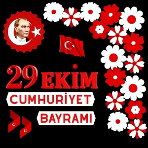 29 Ekim Cumhuriyet Bayramı Pano Süsü