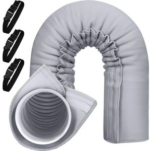 Taşınabilir Ac Hortum Yalıtım Kılıfı, Taşınabilir Klima Hortumu Kapağı Sarma, 5 Inç ve 5,9 Inç Çaplı Egzoz Hortumuna Uygun (Yurt Dışından)