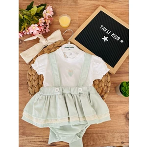 Tavlı Kıds Kız Bebek Takımı