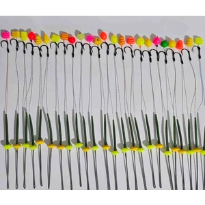 15 Takım(Karışık Renk) Renkler Sazan Yemleme (Tekne ve Botu)(Rig ve Boli) Yüzen Model 15 Adet