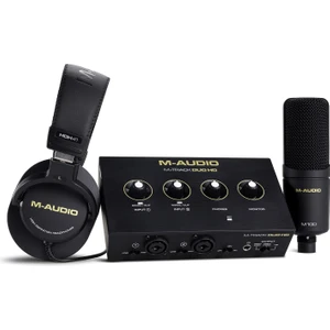 M-Track Duo Hd Producer Pack | 24 Bit / 192 Khz, Yeni Nesil Yüksek Kaliteli Stüdyo Kayıt Paketi