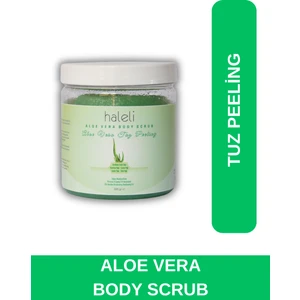 Aloe Vera- Tuz Peeling, Batık Giderici, Arındırıcı El Ayak ve Vücut Peeling, Body Scrub, Pürüzsüz cilt için