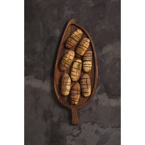 Masif Ahşap Çerezlik - Kahvaltı - Kahve - Meyve Sunum Tabağı