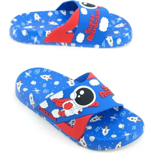 Erkek Çocuk Yazlık Poliüretan Islak Zemine Uygun Ev Bahçe Havuz Plaj Günlük Terlik