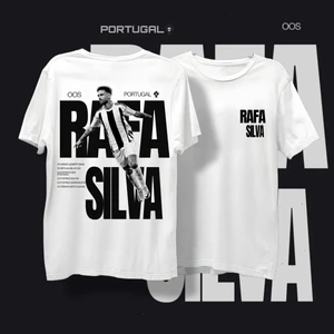Rafa Silva Baskılı Unısex Tshirt - Beşiktaş Baskılı Kadın / Erkek Oversize Tshirt - Futbolcu Baskılı Tişört -Caglisa