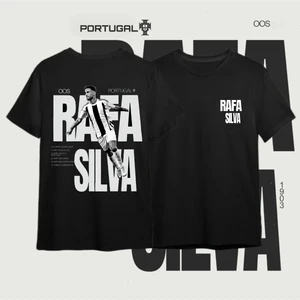 Rafa Silva Baskılı Unısex Tshirt - Beşiktaş Baskılı Kadın / Erkek Oversize Tshirt - Futbolcu Baskılı Tişört -Caglisa