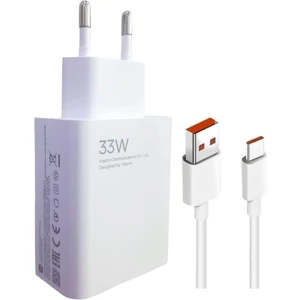 Xiaomi Uyumlu 33W Hızlı Şarj Aleti Seti Type C 3A