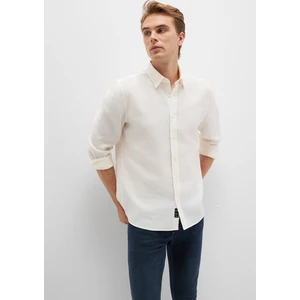 Ekru Tencel Tm Liyosel Gömlek 0211659-70057