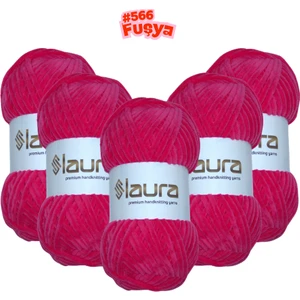 Kadife El Örgü İpi, 5'li Paket, 5X100 Gr. 120 Mt., %100 Mikro Polyester