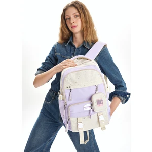 Pierre Cardin Kız Üniversite Öğrencisi Lise Öğrencisi Moda Okul Çantası Iki Parçalı Set