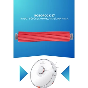 Roborock S7 Robot Süpürge Uyumlu Tekli Ana Fırça