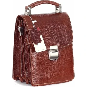 Aka Deri 301  Hakiki Deri Erkek El ve Omuz Askılı Çanta