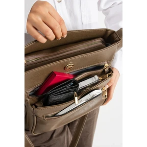 Sn 1399 Kadın Kol Çantası Çok Bölmeli Omuz Çantası