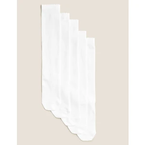 Marks & Spencer 5'li Freshfeet™ Diz Altı Çorap (2-11 Yaş)